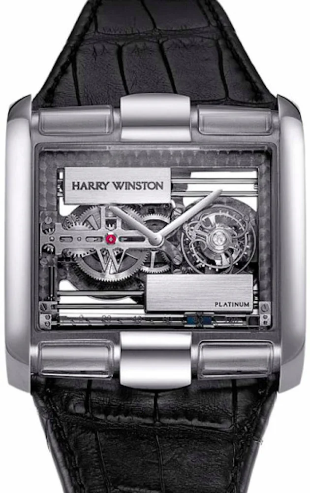 Harry Winston Avenue Glissiere Haute Horology Tourbillon 350/MATWL